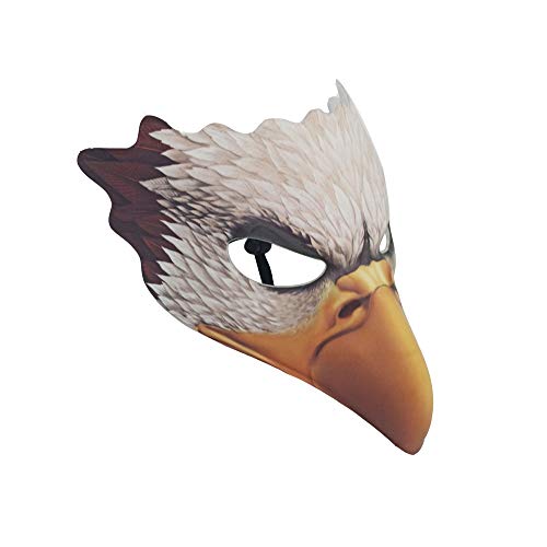 NewL Demi-masque dHalloween en forme danimal 3D pour bal mas