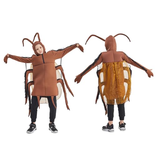 Costume Cafard Combinaison Enfant, Déguisement Drôle Pour Fê