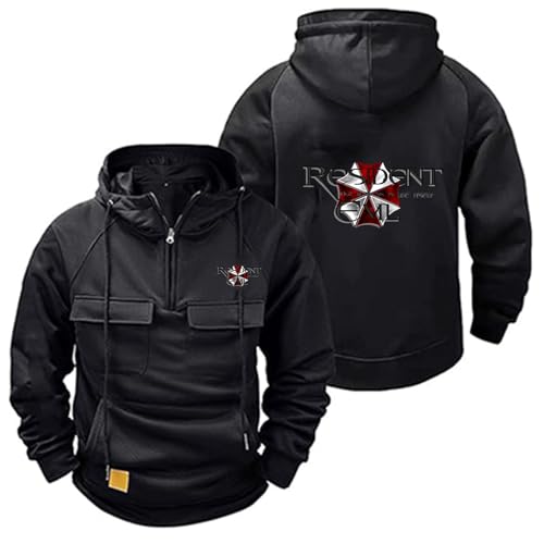 WZYRZ Sweat à capuche pour homme, inspiré de Resident Evil e