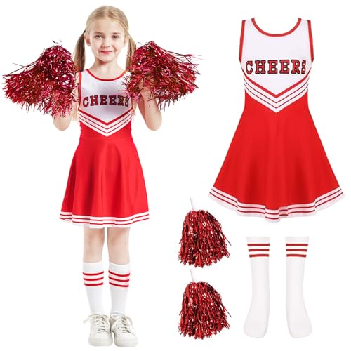 Déguisement Pom-pom Girl Rouge 11-12 ans
