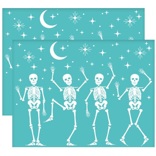 OLYCRAFT 2Pcs 28x22cm Pochoir de Sérigraphie Auto-Adhésif Th
