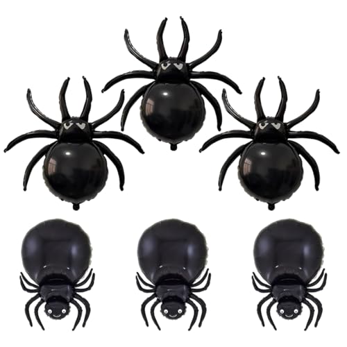 NOPKESV Deco Halloween, 6 pièces Ballons en Aluminium avec M