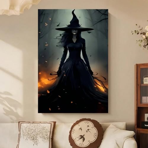 LYBCEOUG Toile de sorcière gothique (1 pièce) - Décoration m