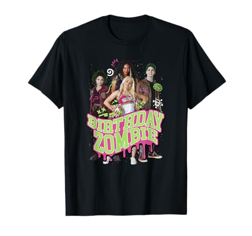 Disney Zombies Birthday Zombie Group Poster T-Shirt