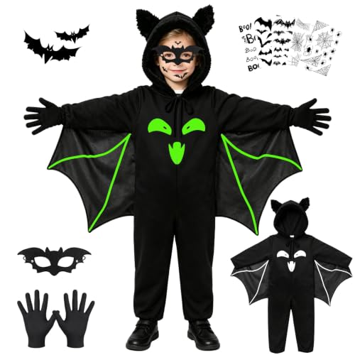 XIGINE Costume de Chauve-souris,Déguisement Chauve-Souris,Co