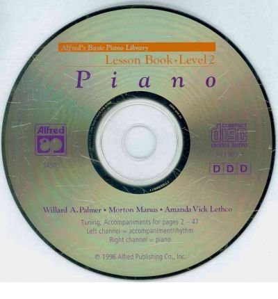 [(Alfreds Basic Piano Course CD for Lesson Book: Level 2 )] 