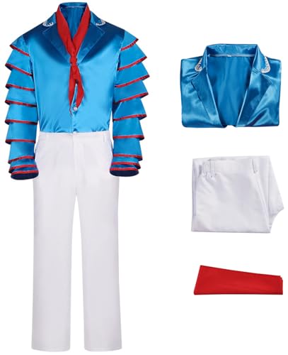 Déguisement Stanley Vintage Homme Bleu