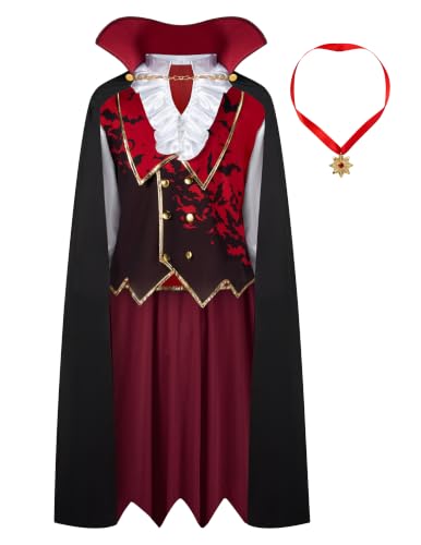 Spooktacular Creations Costume de vampire rouge pour adultes