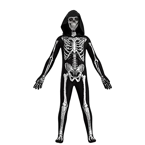 Iris Sprite Costume de squelette dHalloween pour hommes, com