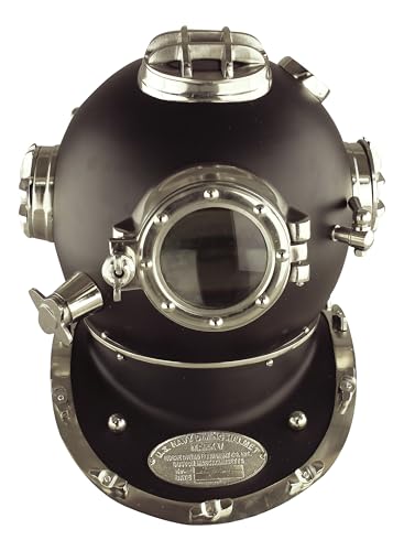 Sea-Club Casque de plongée décoratif maritime en fer H = 41 