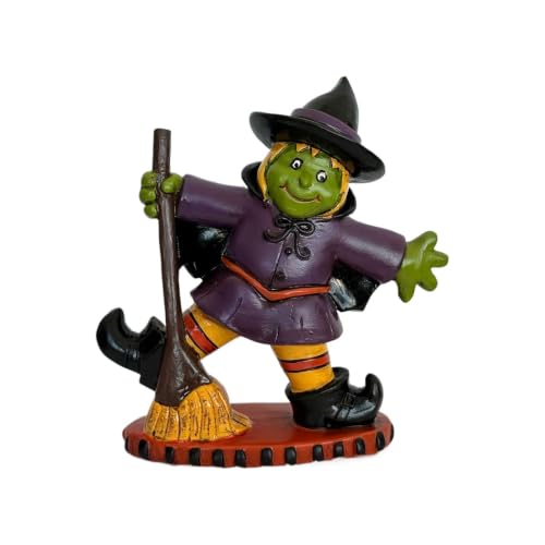 Statue Sorcière pour Halloween Centre de Table Saisonnier Mi