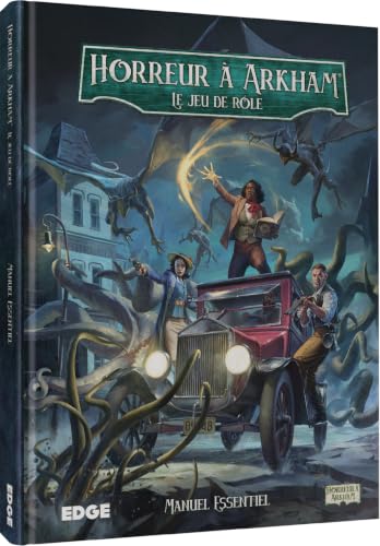 asmodee - Horreur à Arkham Le Jeu de Rôle Manuel Essentiel -