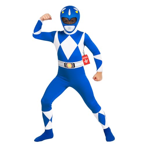 Morphsuits Déguisement Power Rangers Enfant Bleu, Costume Ha