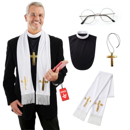 Fun Shack Deguisement Pretre Homme, Costume Religieux Hallow