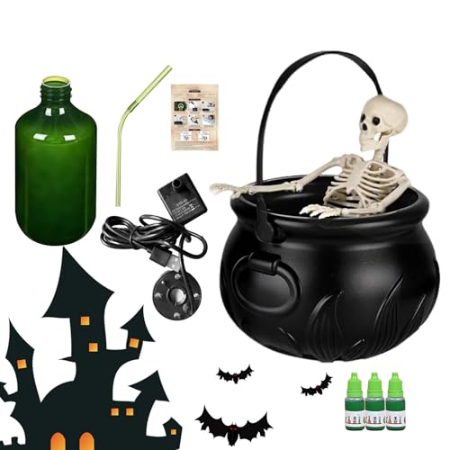 Halloween grandes décorations de chaudron avec bouteille de 