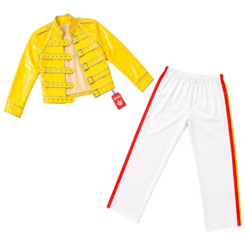 Fun Shack Deguisement Star du Rock Homme, Costume Annees 80 