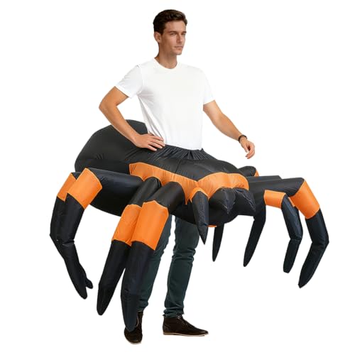 JASHKE Araignée Déguisement Gonflable Costume Gonflable Adul