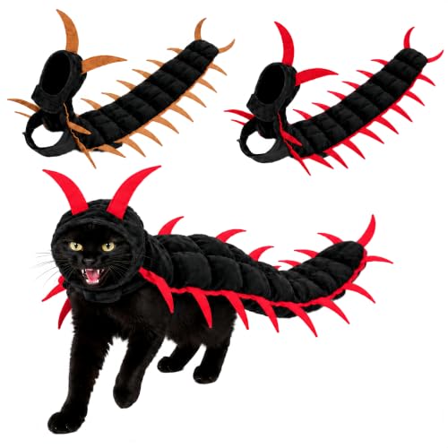 Déguisement pour Chat Halloween en Forme de Mille-Pattes, Pe