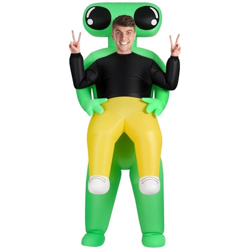 AYBUY Costume Alien Gonflable, Déguisement Extraterrestre Ve