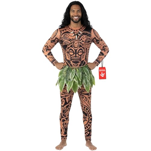 Morph Déguisement Maui Homme, Costume Hawaïen Adulte, Déguis