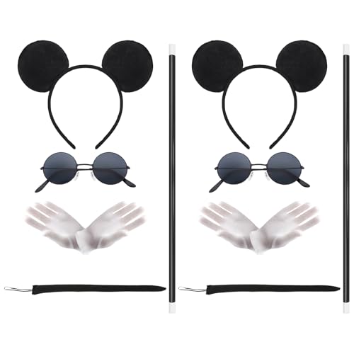 HAICN Lot de 10 accessoires de costume dHalloween avec oreil