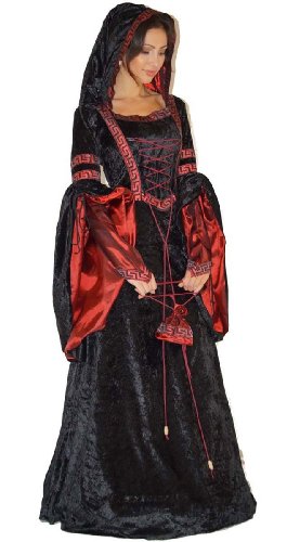 Costume de vampire, sorcière du Moyen-Âge, Costume dHallowee
