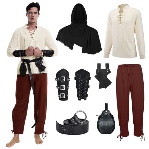 Costume Médiéval Viking Homme XL