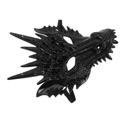Masque Dragon Noir Confortable Adulte