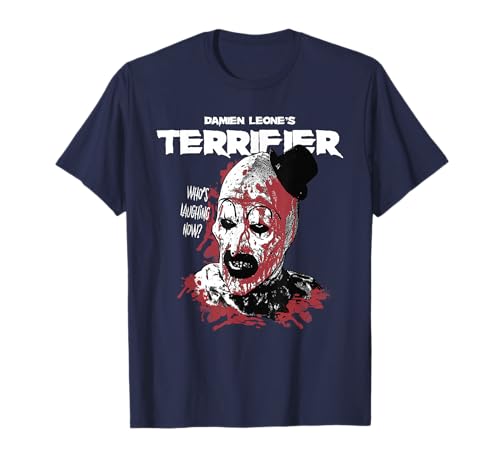 Terrifier Distressed Art the Clown Graphic Horror Movie T-Sh