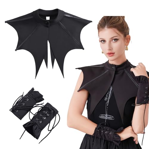 XEPST Costume chauve-souris pour femme - Ensemble col chauve