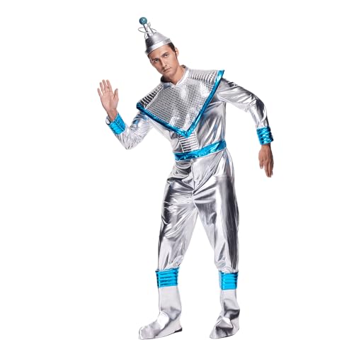 EraSpooky Le costume rétro pour homme dextraterrestre spatia