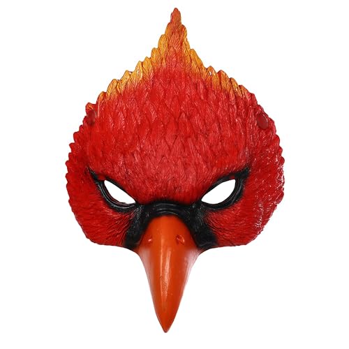 Demi-masque Oiseau 3D Halloween