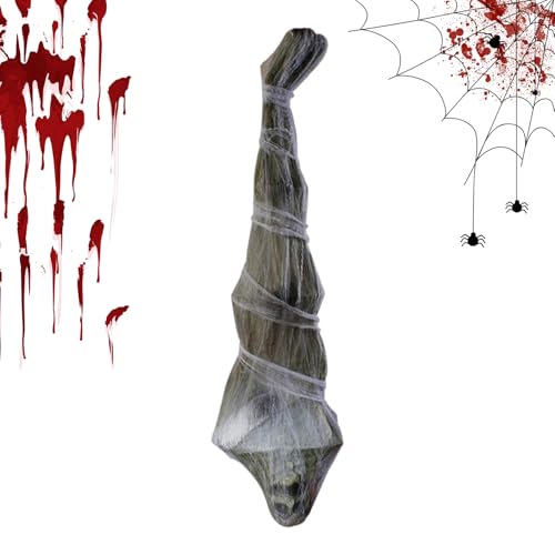 Cadavre Halloween 1,8 m Corps Mort Suspendu Effrayant et Ter