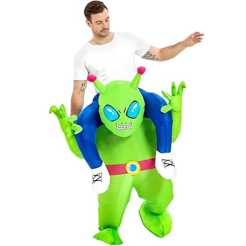 LUVSHINE Deguisement Adulte Costume Alien Costume Gonflable