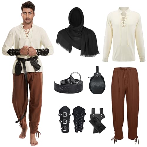 Costume Médiéval Homme Renaissance XL