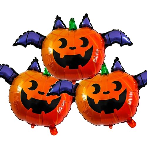 Ballon Citrouille et Chauve-Souris - Décoration dHalloween -