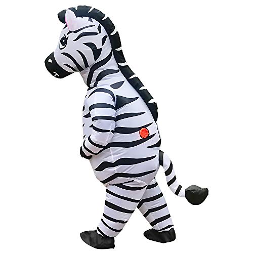 JASHKE Déguisement Zèbre Gonflable Zèbre Costumes Gonflable 