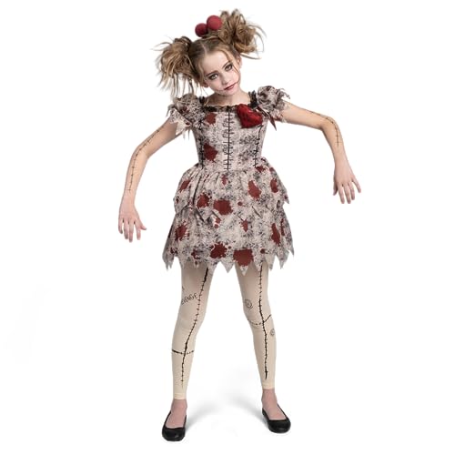 Spooktacular Creations Costume de poupée vaudou pour les enf