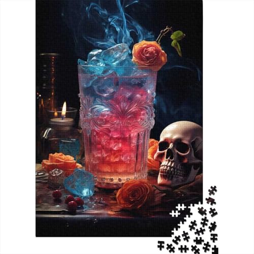 pour L'Atelier, Halloween Cocktail Drink Plaque Murale en Mé
