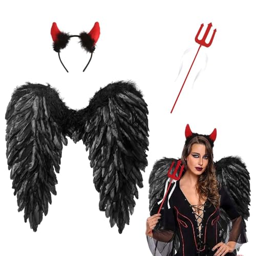 Costume Ange Démon Femme 60cm