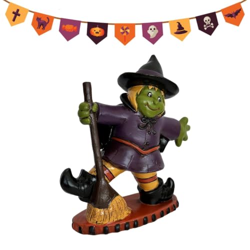 Figurine Sorcière Halloween Centre de Table Saisonnier Migno