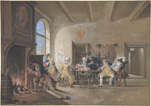 Cornelis Troost (1744) Affiche de scène de Guardroom (24 x 3