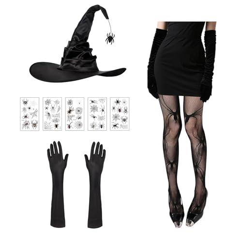 Costume Sorcière Femme Halloween Noir