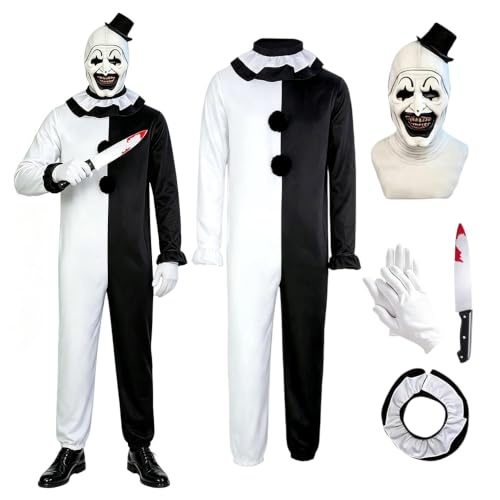 Costume Clown Tueur, Halloween Costume Terrifier Art the Clo