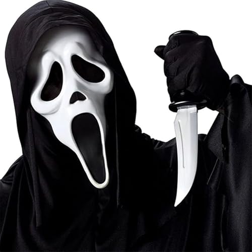 PANYI Masques Scream Halloween Accessoires Dhorreur Unisexe 
