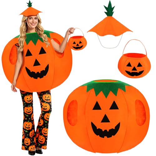NXPZ Costume Citrouille Halloween, Costume Citrouille Adulte