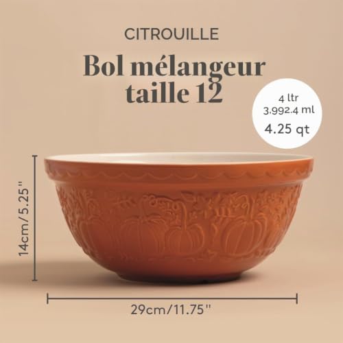 Mason Cash Bol mélangeur en forme de citrouille taille 12 |