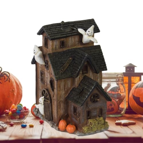 La Maison Hantée Halloween Centres De Table Saisonniers Vint