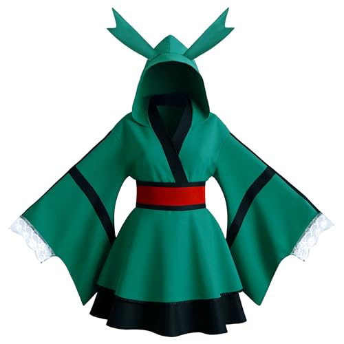 Satdflie Japonais Anime MHA Cosplay Costume Midoriya Izuku A