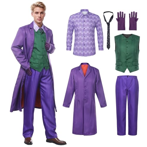 Harsever Costume de cosplay dHalloween - Violet foncé - Viol